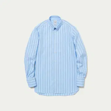 SOVEREIGN 스트라이프 셔츠 37 탭 칼라