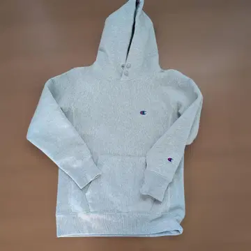 Champion 그레이 후드 부착 트레이닝복