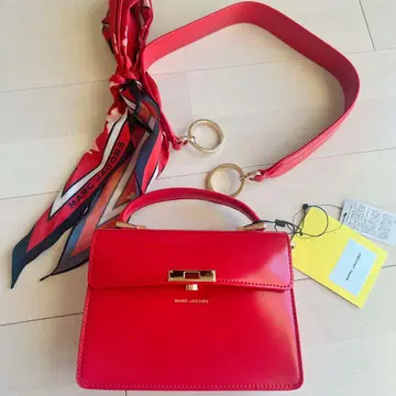 미사용 새상품 마크제이콥스 가죽 핸드백 레드 빨간색