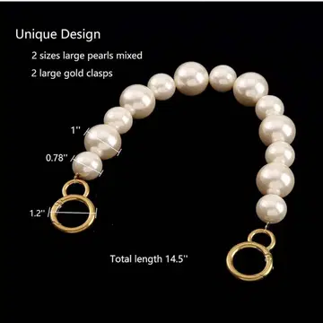 유니크 디자인 펄 스트랩