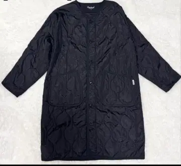 오르치발 퀼팅 코트 자켓 블랙1