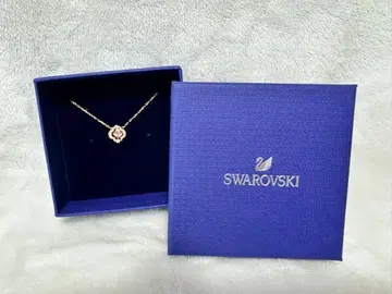 Swarovski 핑크 골드 목걸이