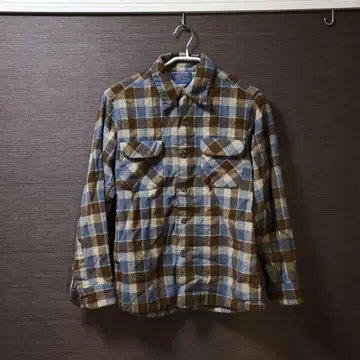70's 펜들턴 울 셔츠 사이즈 M