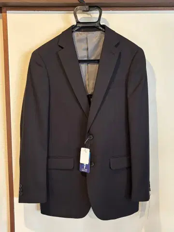 블랙 비즈니스 정장 자켓과 팬츠 세트