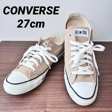 CONVERSE ALL STAR 스니커즈 로우컷 베이지 27cm