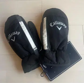 미사용 새상품 캘러웨이 여성용 골프 미튼 방한 장갑 블랙