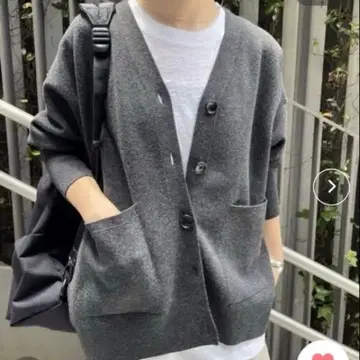 스픽 앤 스팬 RE 더블 자카드 빅 가디건