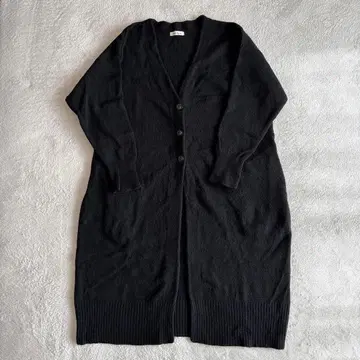 and myera 블랙 롱 가디건