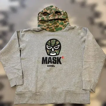 MASK laundry 카모플라쥬 후드 후드티