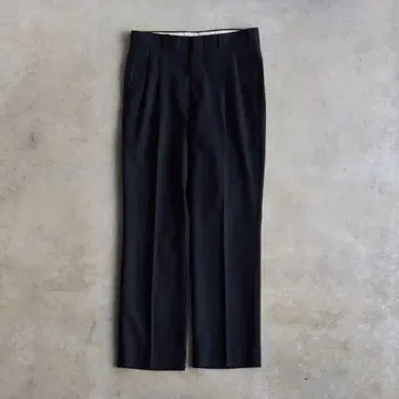 70s80s 노드스트롬 울 투 턱 슬랙스 네이비 W31 L30