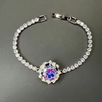 보석 팔찌 오로라 다이아몬드 미사용 새상품 세트 가능 새상품급!681