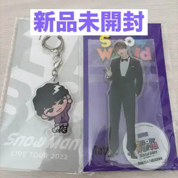 Snow Man 후카사와 타츠야 아크릴 스탠드 아크릴 키링 스노우 칠