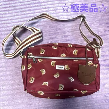 PAUL & JOE 고양이 패턴 숄더백