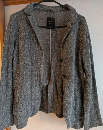 SI-HO SUP 트위드 자켓 니트 와플