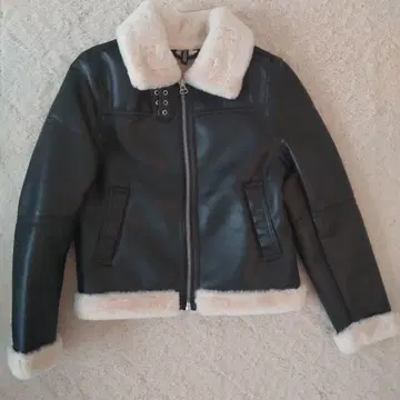 H&M Divided 블랙 가죽 자켓 XS