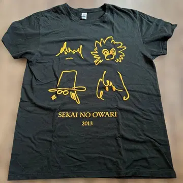 세카이노 오와리 T셔츠 L 사이즈