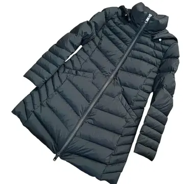 새상품급 TOMMY HILFIGER 롱 다운 코트 블랙 L