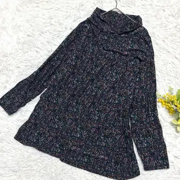 빈티지 블라우스 올 패턴 멀티 컬러 얇은 소재 루즈핏 90s 긴팔