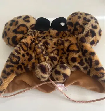 디즈니 팬캡 레오파드 무늬