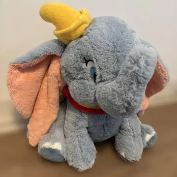 덤보 봉제 인형 약 30cm 모자 포함