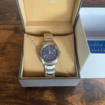 SEIKO 손목시계 쿼츠 네이비