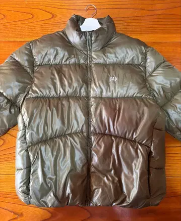 GAP RECYCLER PUFFER L 올리브 그린