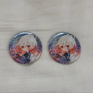 마후마후 캔뱃지 심연의 불꽃놀이 세븐넷 세카이색 유니버스 특전 2점