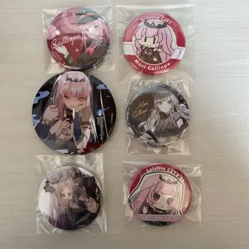 모리 칼리오페 캔뱃지 묶음 판매