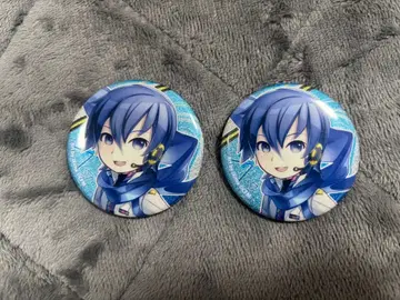 VOCALOID 유키 미쿠 글리터 캔뱃지 KAITO