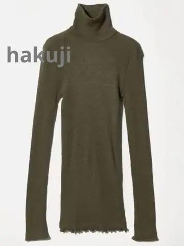 HAKUJI 울 리브 하이넥 풀오버