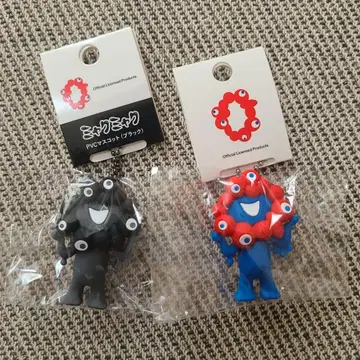 [ 2색 세트 ] PVC 마스코트 키링 미야쿠미야쿠A 컬러 & 흑백