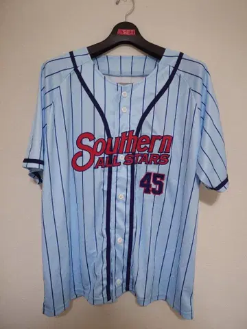 사잔 올스타즈 치가사키 라이브 베이스볼 셔츠 M 유니폼