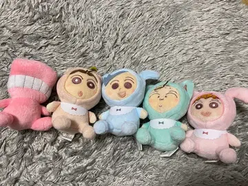 짱구는 못말려(크레용 신짱) 인형옷 키링 5개 세트