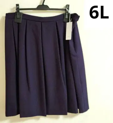 빅 사이즈 6L 플레어 스커트 가을/겨울 퍼플