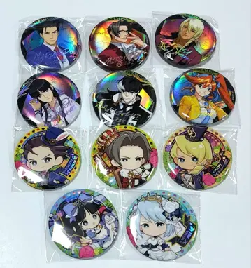 역전재판 중국 콜라보 카페 캔뱃지