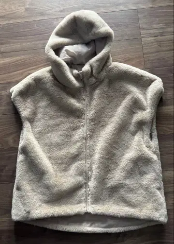 studio clip 인조 모피 베스트 아이보리