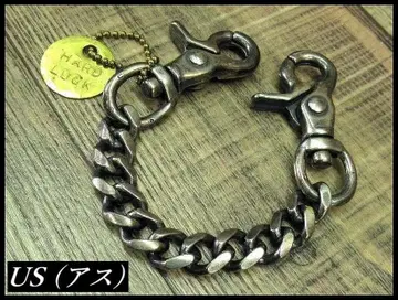 단종 미사용 산겐자야 US 아스 더블 클립 헤비 게이지 키체인