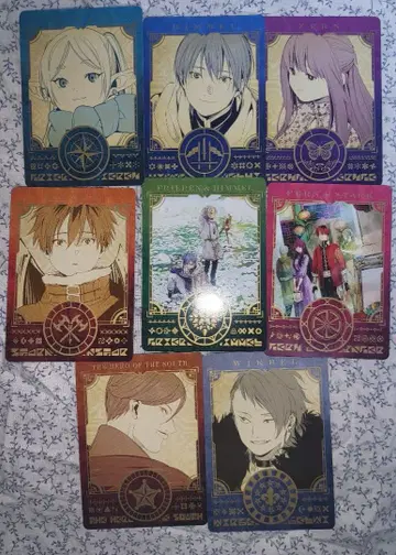 장송의 프리렌 서점 페어 특전 보이스 카드 전 8종