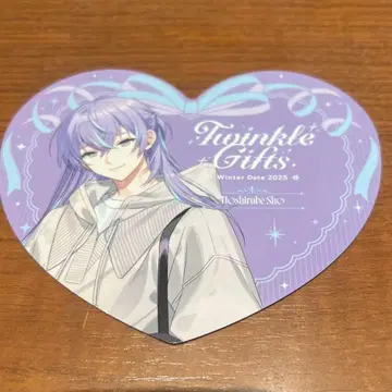 니지산지 윈터 데이트 호시미치 쇼 하트형 메시지 카드