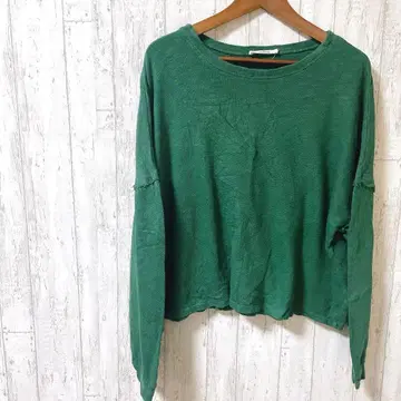 ZENANA 제나나 그린 긴팔 상의 [ L ]