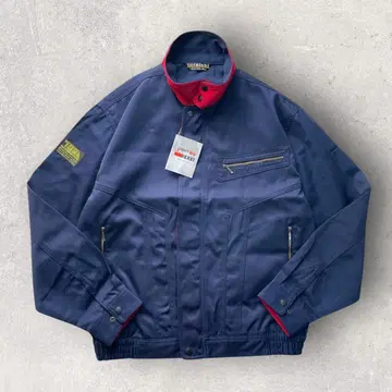 새상품 택 포함 도라이치 컬러 블루종 작업옷 자켓 네이비 LL