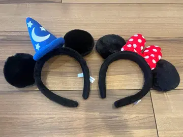 미키 미니 귀 머리띠 세트 키즈