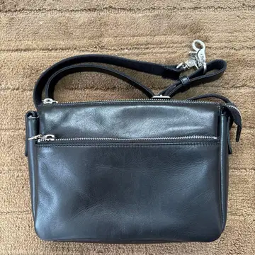 천연 가죽 새상품급 배기포트 숄더백 ZKM-3001