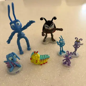 벅스 라이프 피규어 7체 세트