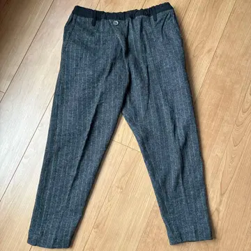 츠키노와 울 스트라이프 이지 팬츠