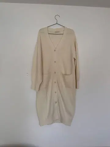 plage Cas/silk Mix 롱 가디건