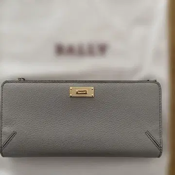 BALLY 그레이 장지갑 수납 가방 포함
