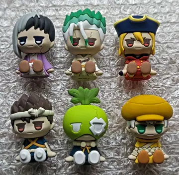 Dr.STONE 쪼꼬러버! 끈적이는 러버 피규어 6개 세트