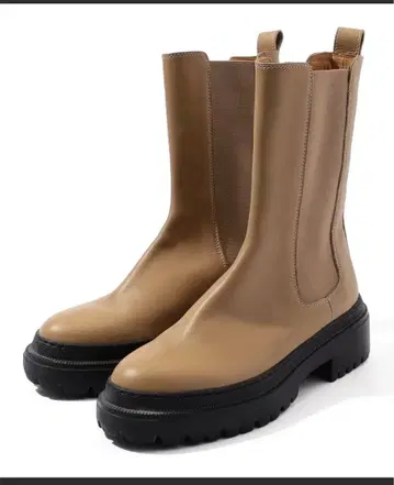 사이드 고어 부츠 베이지 23.5