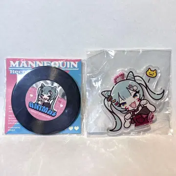 미개봉품 애니멀 아크릴 키링 레코드 배지 DECO*27